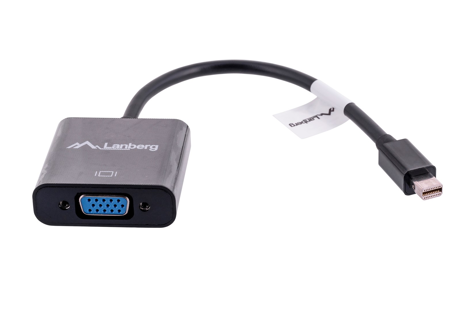 Video kabel adapter Lanberg AD-0006-BK 0.2 m VGA (D-Sub) Mini DisplayPort crni-0