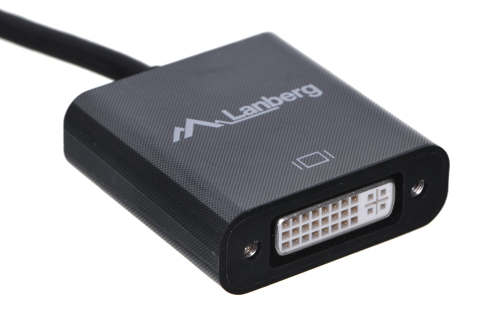 Video kabel adapter Lanberg AD-0007-BK 0.1 m DisplayPort DVI-D crni-2