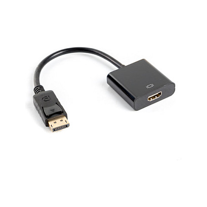 Adapter Lanberg DISPLAYPORT(M)->HDMI(F) 10CM-0