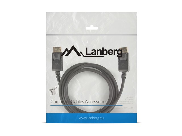 Kabel za prikaz LANBERG CA-DPDP-10CC-0018-BK (1.8 m DisplayPort) crna-3