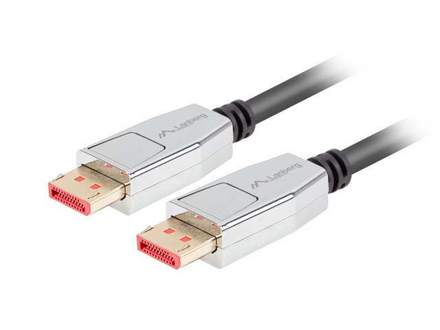 DisplayPort kabel LANBERG CA-DPDP-20CU-0018-BK (20 PIN, V1.4, 1.8m, 8K, crna)-0