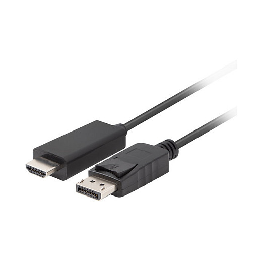 Kabel spolni mjenjač Lanberg CA-DPHD-11CC-0018-BK DisplayPort HDMI crni-0