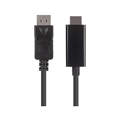 Kabel spolni mjenjač Lanberg CA-DPHD-11CC-0018-BK DisplayPort HDMI crni-2