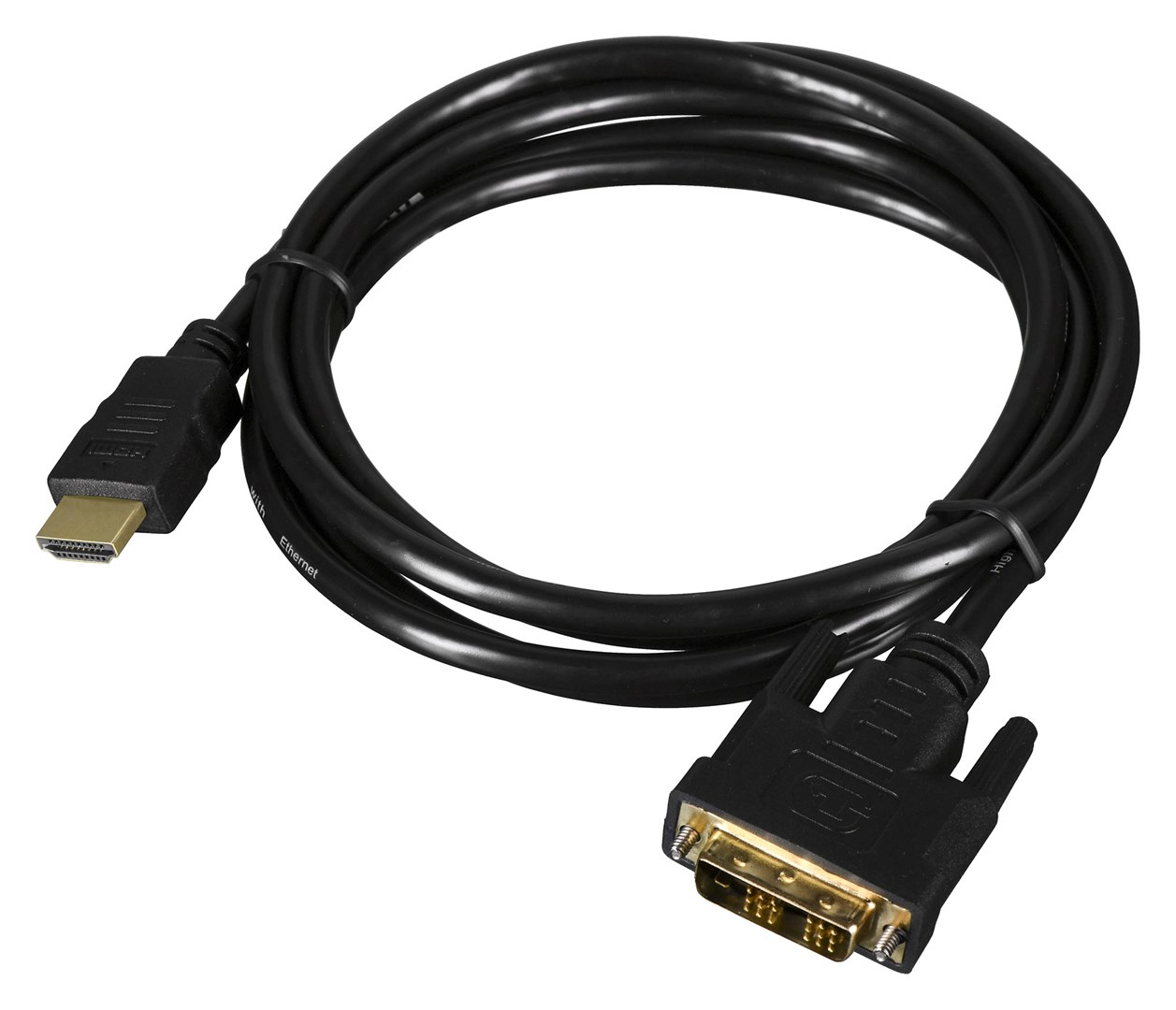 Adapter kabela video Lanberg CA-HDDV-10CC-0018-BK 1.8 m HDMI Type A (Standard) DVI-D crni-3
