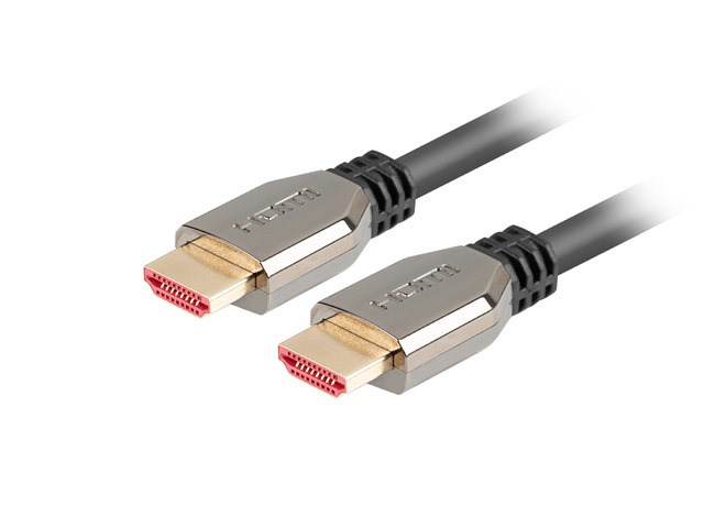 Kabel HDMI Lanberg CA-HDMI-30CU-0010-BK 1m tip A (standardni) 8K 60Hz-1