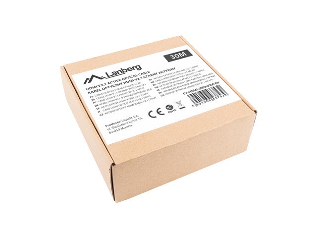 Optički kabel HDMI LANBERG CABLE (30 m, v2.1, 8K, AOC)-0