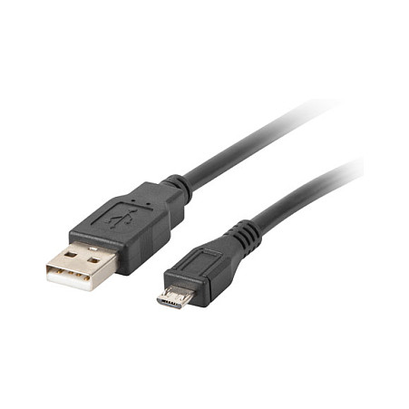 Kabel USB Lanberg CA-USBM-10CC-0018-BK 1.8 m USB 2.0 Micro-USB B USB A crni