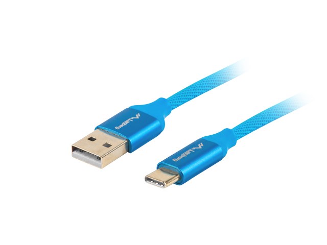 Kabel LANBERG USB-C 2.0 (M) - A (M) 1.8M PREMIUMQC-1