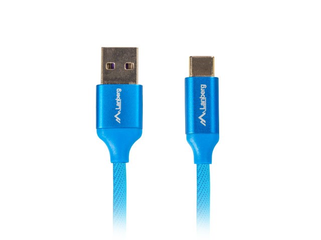 Kabel LANBERG USB-C 2.0 (M) - A (M) 1.8M PREMIUMQC-0
