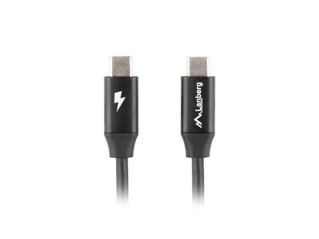 Kabel LANBERG USB 2.0 USB-C M/M 1M QC 4.0-0