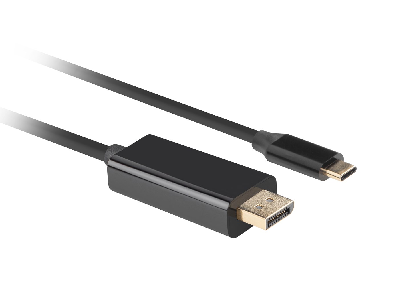 Video kabel adapter Lanberg CA-CMDP-10CU-0010-BK 1 m USB Type-C DisplayPort crni-2
