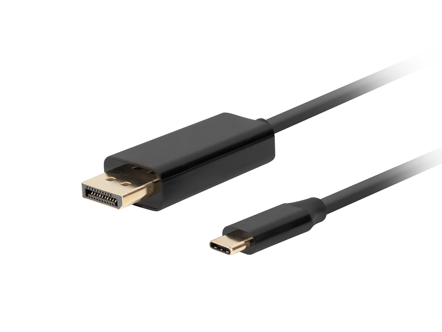 Video kabel adapter Lanberg CA-CMDP-10CU-0010-BK 1 m USB Type-C DisplayPort crni-0