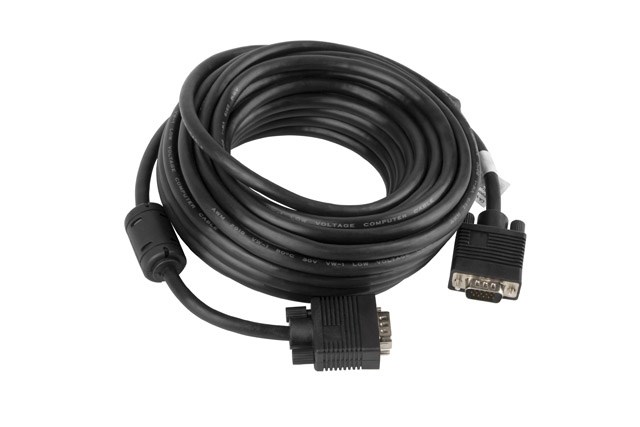 Kabel VGA Lanberg CA-VGAC-10CC-0100-B 10 m VGA (D-Sub) crni-1
