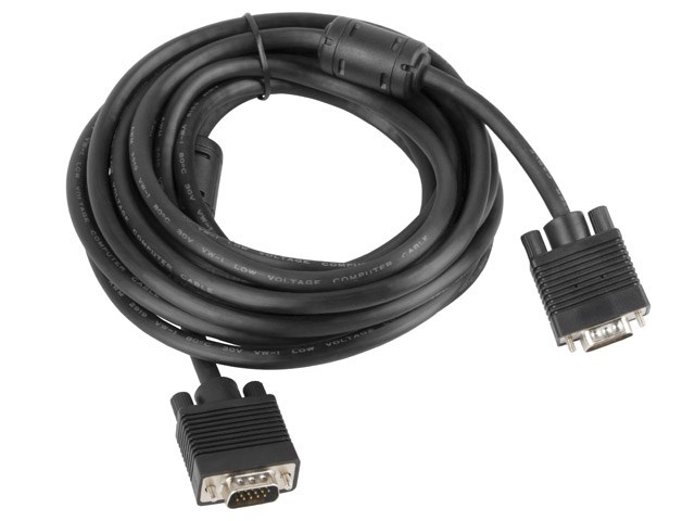 Kabel VGA Lanberg CA-VGAC-10CC-0050-B 5 m VGA (D-Sub) crni-1