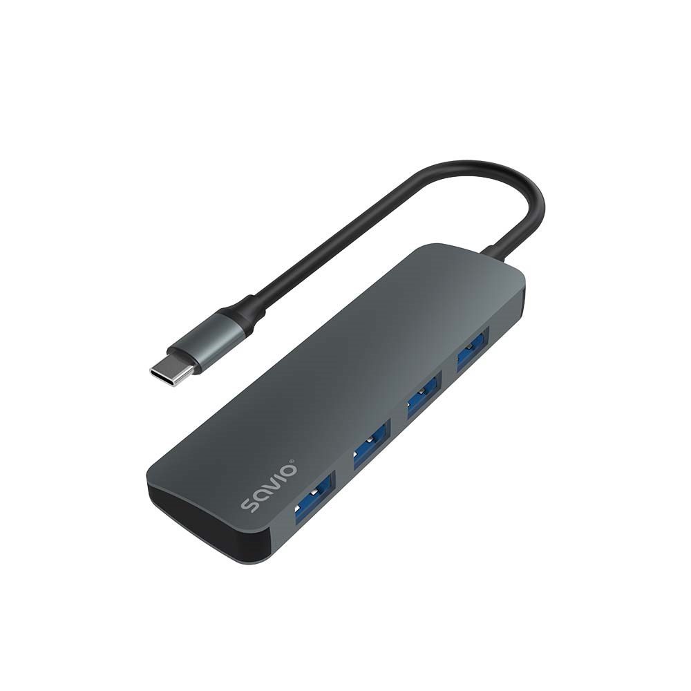 Hub SAVIO AK-54 USB-C USB-A (4 ulaza)-4