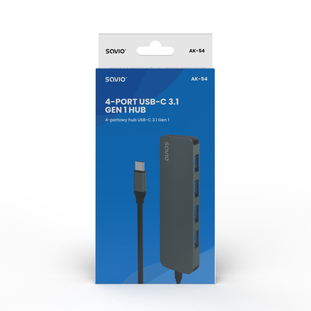 Hub SAVIO AK-54 USB-C USB-A (4 ulaza)-3