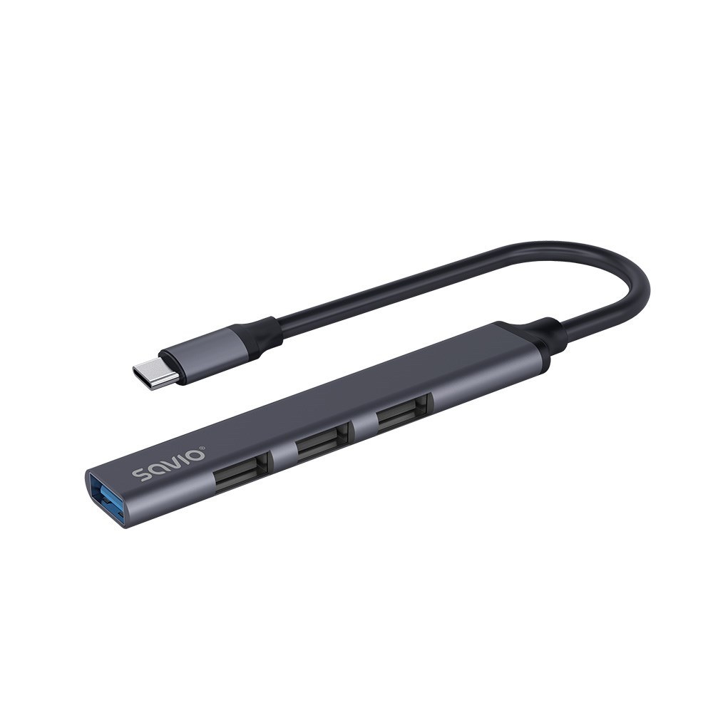 SAVIO AK-71 USB-C hub - 3 x USB-A 2.0, 1 x USB-A 3.0, 4-in-1, 5 Gbps-3