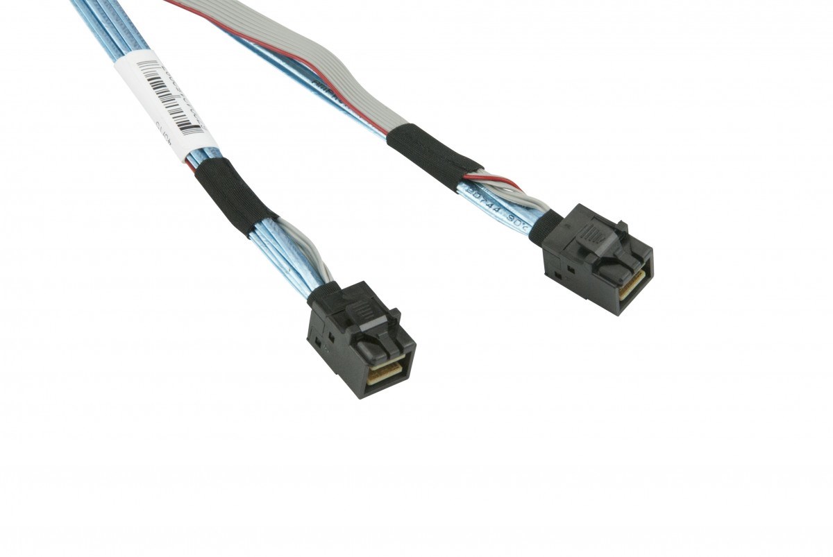Kabel SUPERMICRO CBL-SAST-0593 (Serial Attached SCSI (SAS), 0.6 m, plavo-sivi)-0