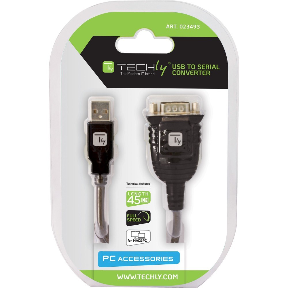 Tehnični USB pretvarač serijskog adaptera u blister idata usb-ser-2T-1