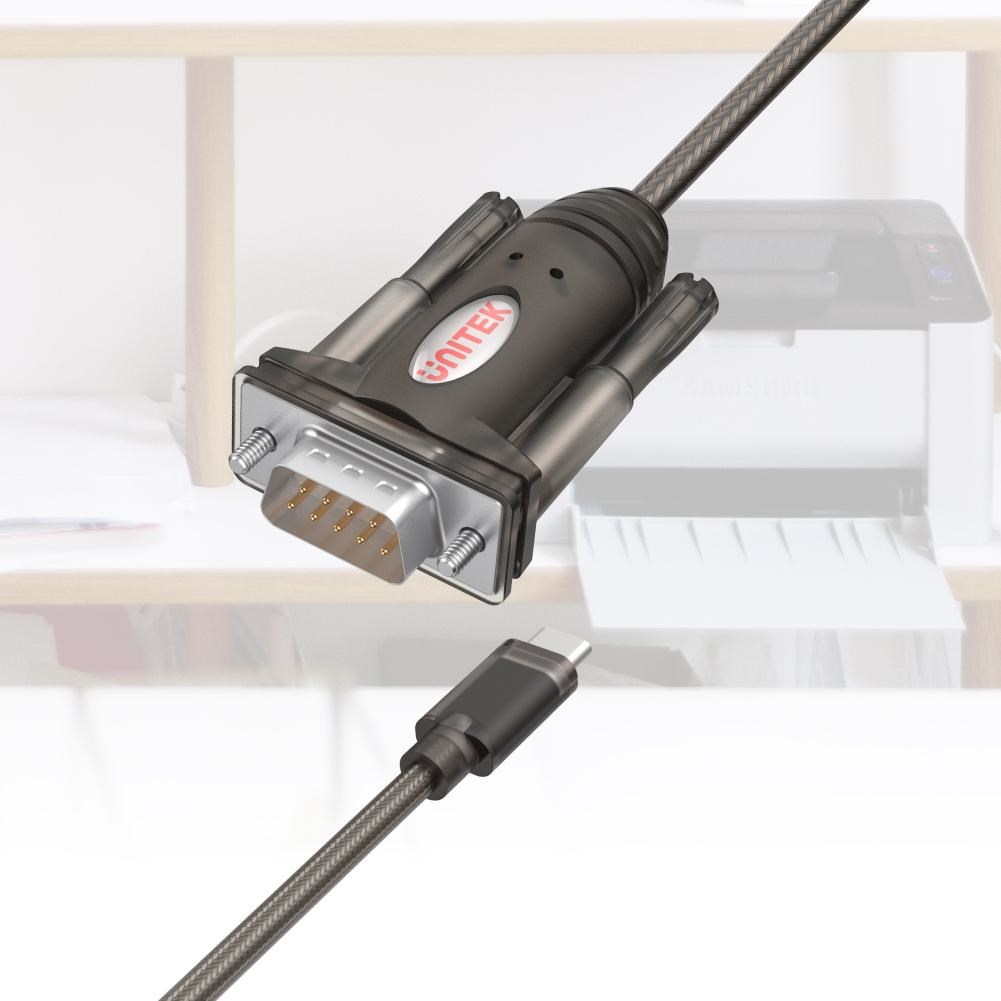 Serijski kabel UNITEK Y-1105K (crna, 1.5 m, DB-9)-3