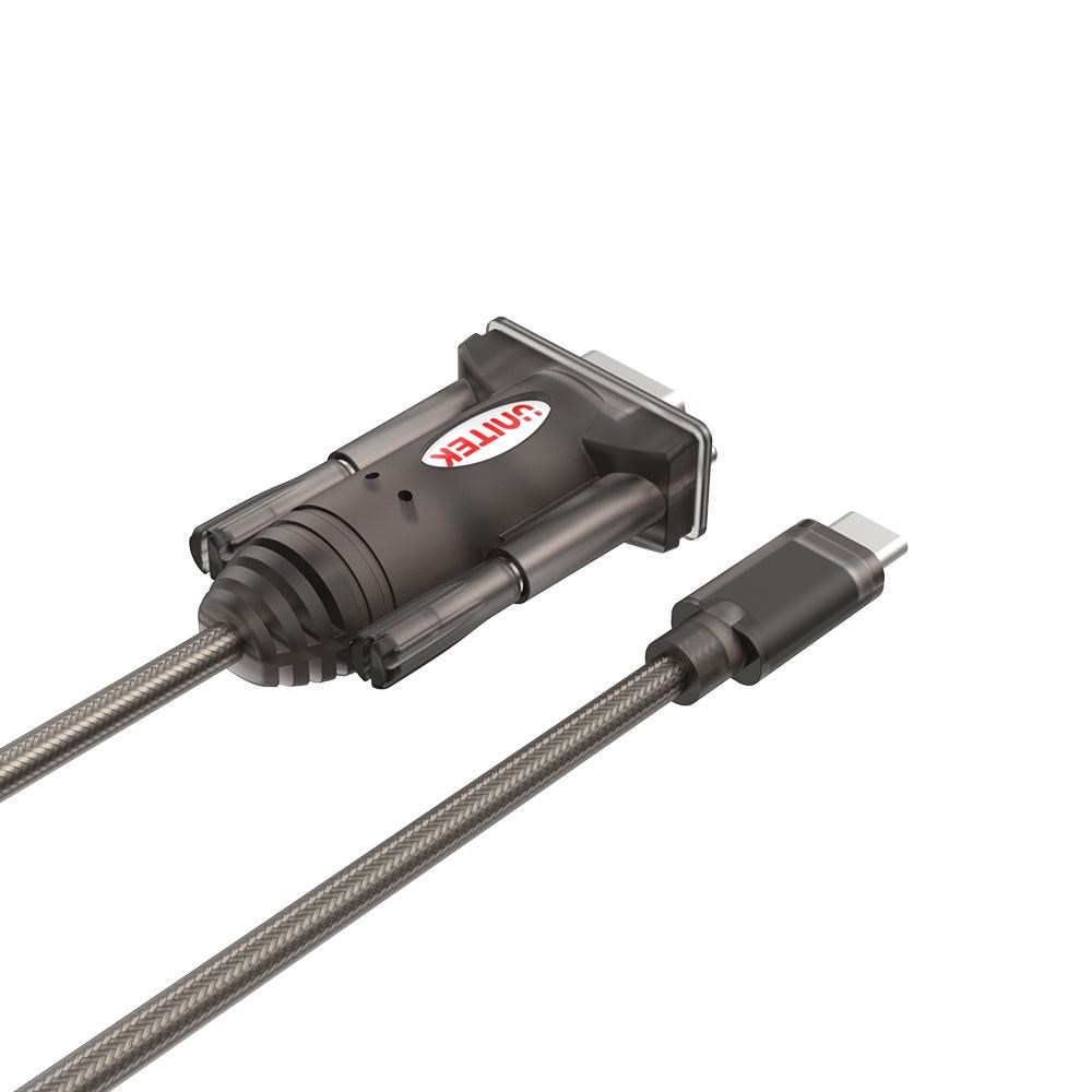 Serijski kabel UNITEK Y-1105K (crna, 1.5 m, DB-9)-1