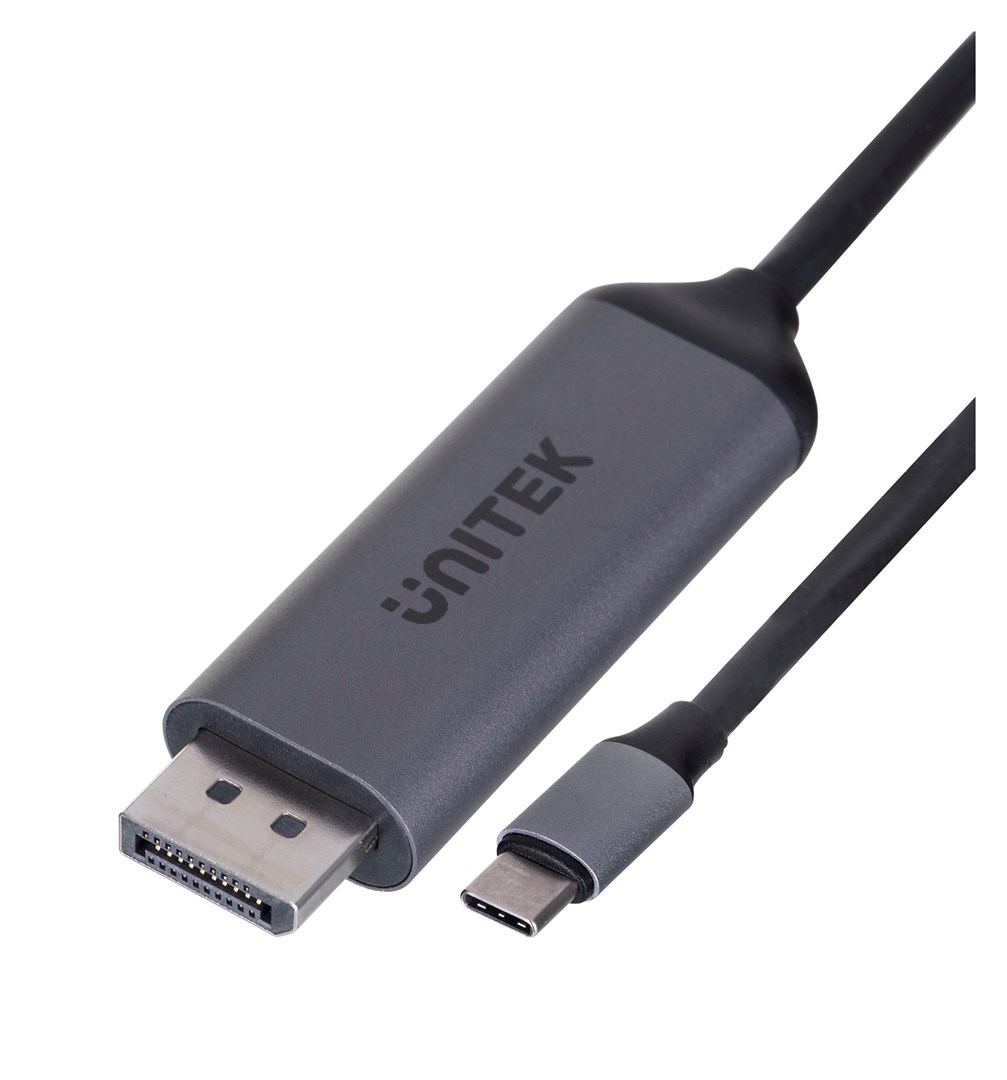 Adapter za prikaz UNITEK, V1423C (USB-C, DisplayPort 1.4, 8K@60Hz, 1,8m)-1