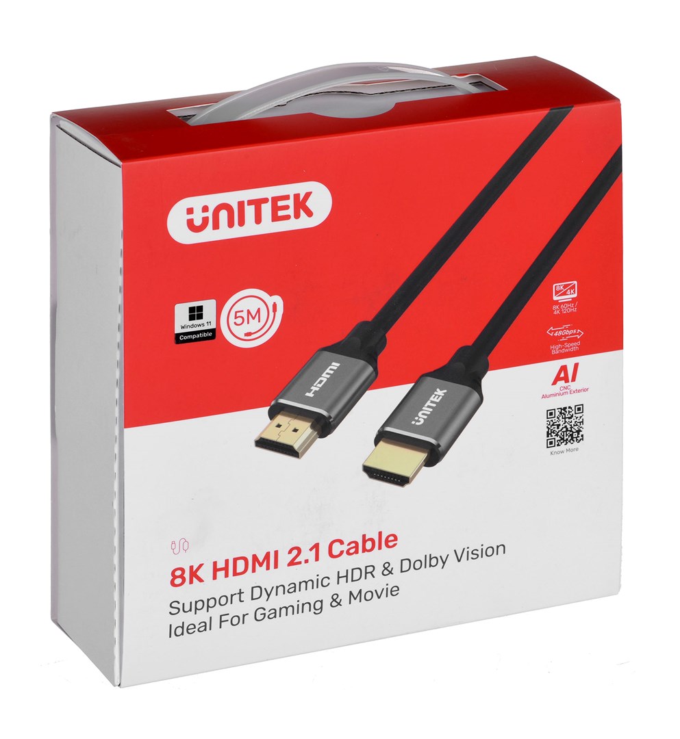 UNITEK C140W HDMI cable 5 m HDMI Type A (Standard) Black-13