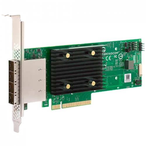 Broadcom HBA 9500-16e 16-Port ext. 12Gb/s TriMode PCIe Gen 4.0 HBA-0