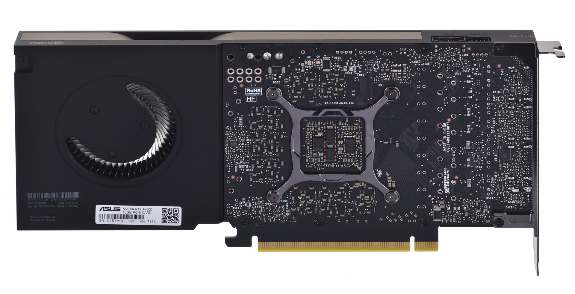 Grafička kartica ASUS A4000 (NVIDIA RTX A4000, 16 GB GDDR6)-3