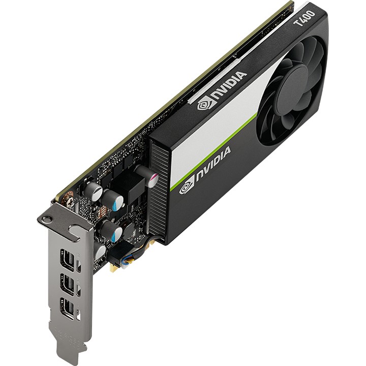 Grafička kartica PNY VCNT400-4GB-SB (NVIDIA T400, 4 GB, GDDR6, 3x mini DisplayPort, PCI Express 3.0, LP - ATX nosač)-0