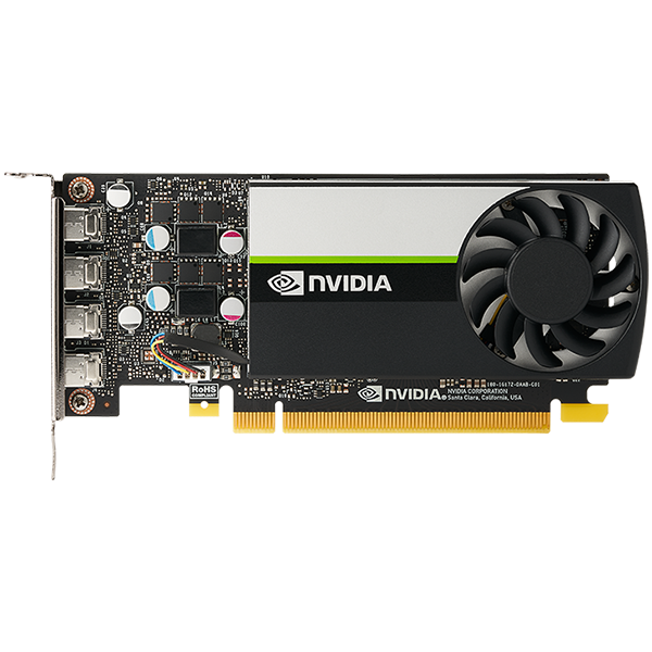 Grafička kartica PNY VCNT1000-SB (NVIDIA T1000, 4 GB, GDDR6, 4x MINI DISPLAYPORT, PCI EXPRESS 3.0 LP - ATX BRACKET) SMALL BOX-1