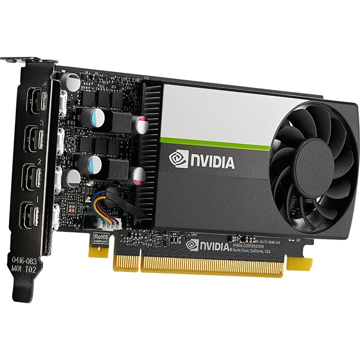 Grafička kartica PNY VCNT1000-SB (NVIDIA T1000, 4 GB, GDDR6, 4x MINI DISPLAYPORT, PCI EXPRESS 3.0 LP - ATX BRACKET) SMALL BOX-10