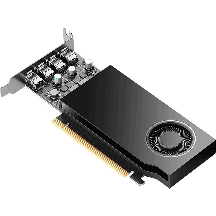 PNY NVIDIA A400 4GB LowProfile PCI-Express 3.0 x16, LP4 GB GDDR6 64-bit 3x Mini DP 1.4 Installguide, Supportguide 4x mDP to DP adapter, 1x LP bracket-9