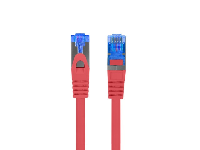 Mrežni kabel LANBERG (S/FTP, CAT.6A 0.5 m, LSZH) crvena-1