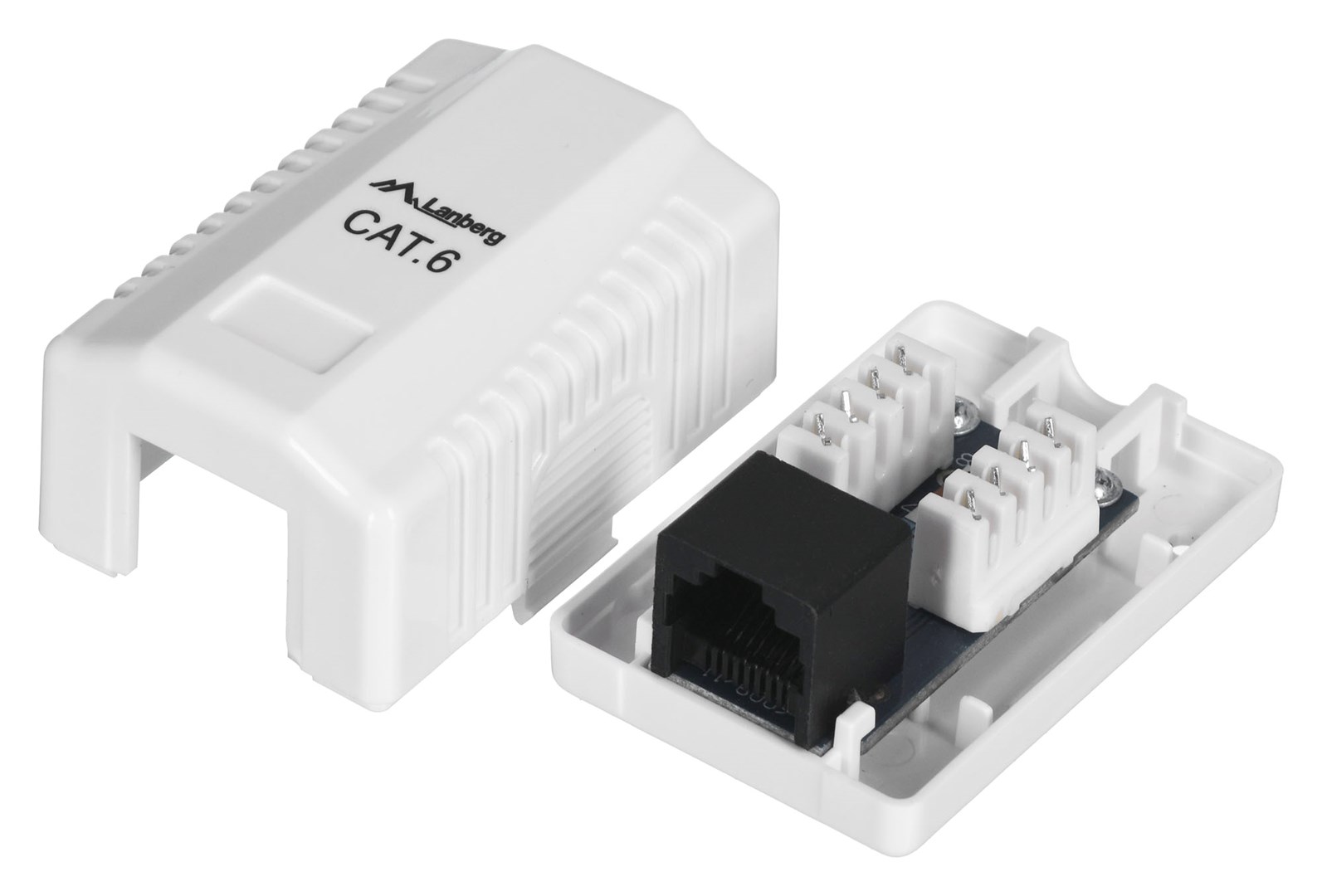 Utičnica za montažu na površinu LANBERG (CAT.6 1XRJ45) bijela-6