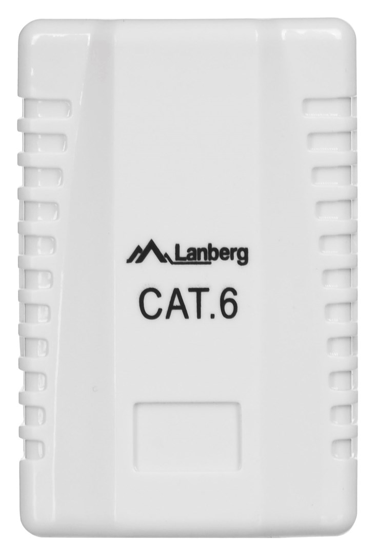 Utičnica za montažu na površinu LANBERG (CAT.6 1XRJ45) bijela-4