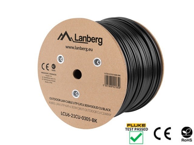 Kabel LAN Lanberg LCU6-21CU-0305-BK crni 305 m Cat6 U/UTP (UTP)-2