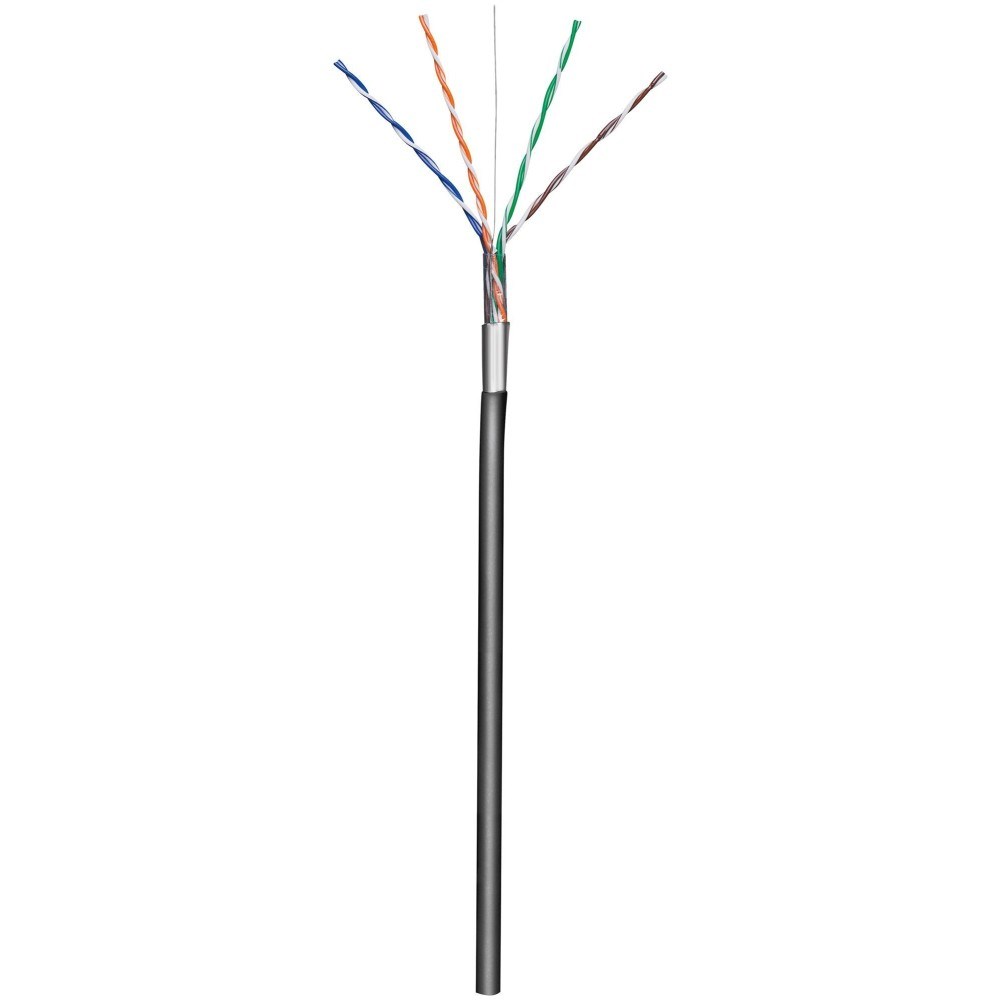 Mrežni kabel Cat.5E TECHLY F/UTP ITP8-RIS-0305LO Hank (CCA, 305m, Solid vanjski) crni-1