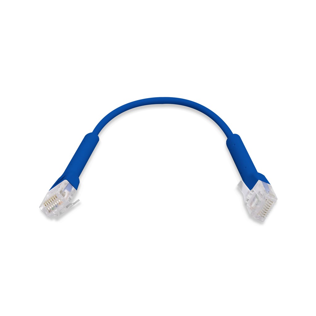 Mrežni kabel UBIQUITI UniFi Ethernet Patch Cable (0.22 m, cat6, plavi)-1