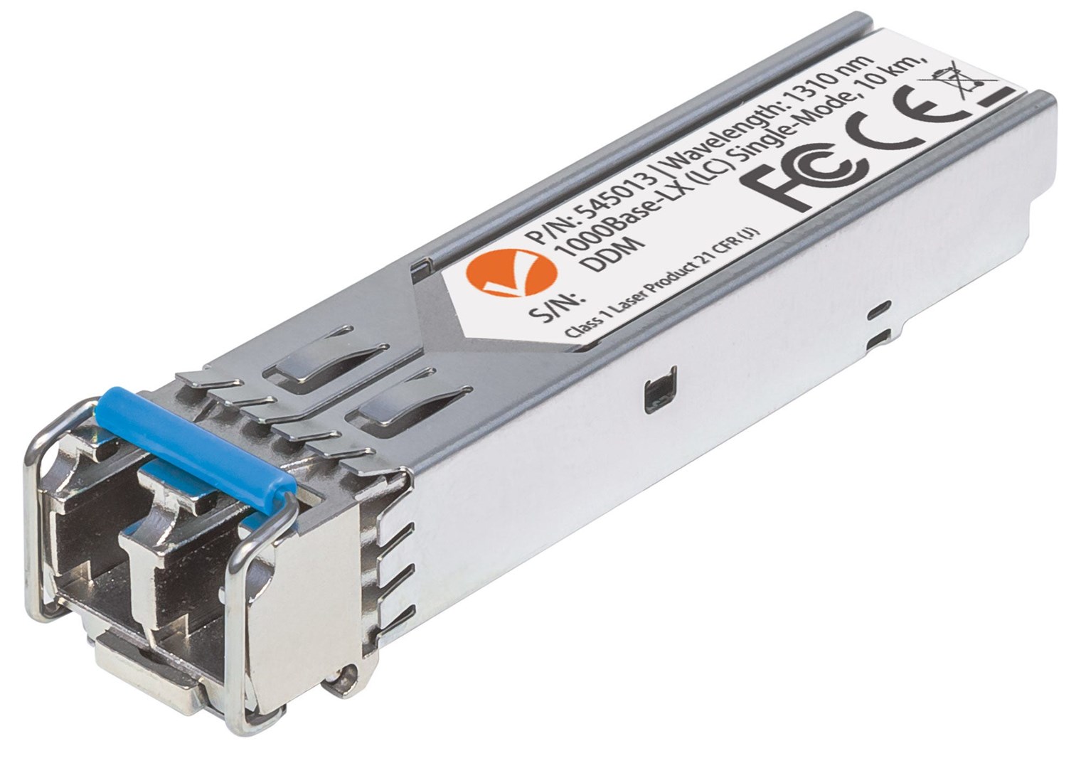 Modul za pretvorbu signala INTELLINET (optički, SFP Gigabit vlakna, 1000Base-Lx (LC) 1-priključak, 10 km, usklađen s MSA, ekvivalent Cisco GLC-LH-SM, 3god jamstva)-0