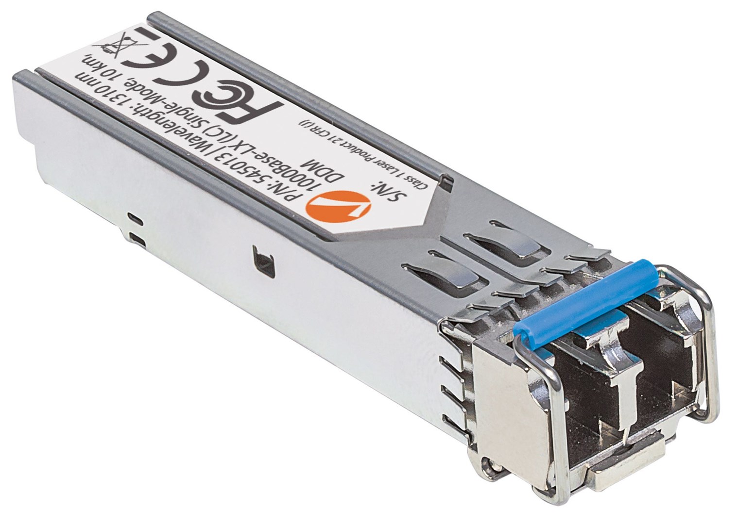 Modul za pretvorbu signala INTELLINET (optički, SFP Gigabit vlakna, 1000Base-Lx (LC) 1-priključak, 10 km, usklađen s MSA, ekvivalent Cisco GLC-LH-SM, 3god jamstva)-1