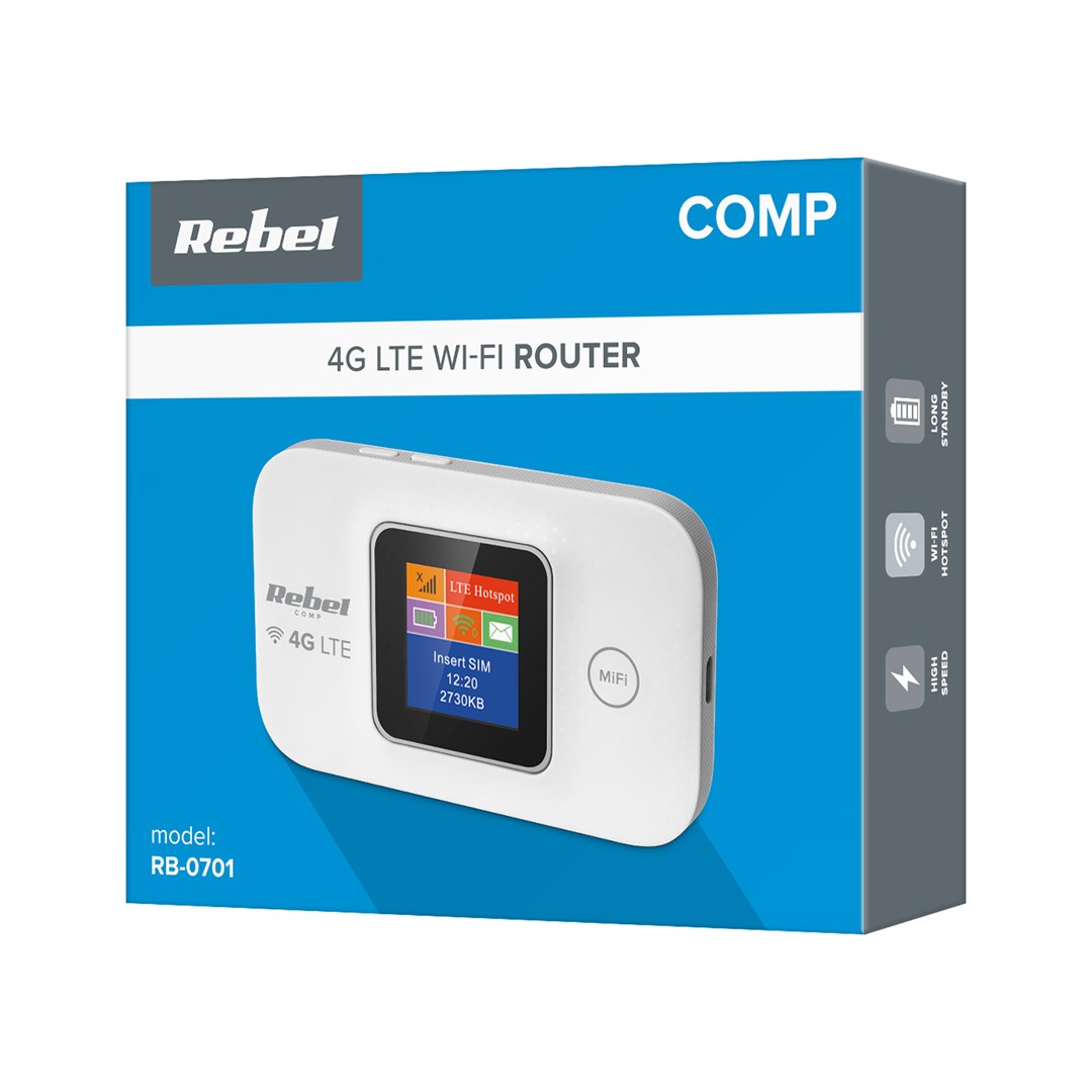Bežični ruter REBEL RB-0701 (jednostruka traka 2.4 GHz, 3G 4G)-1