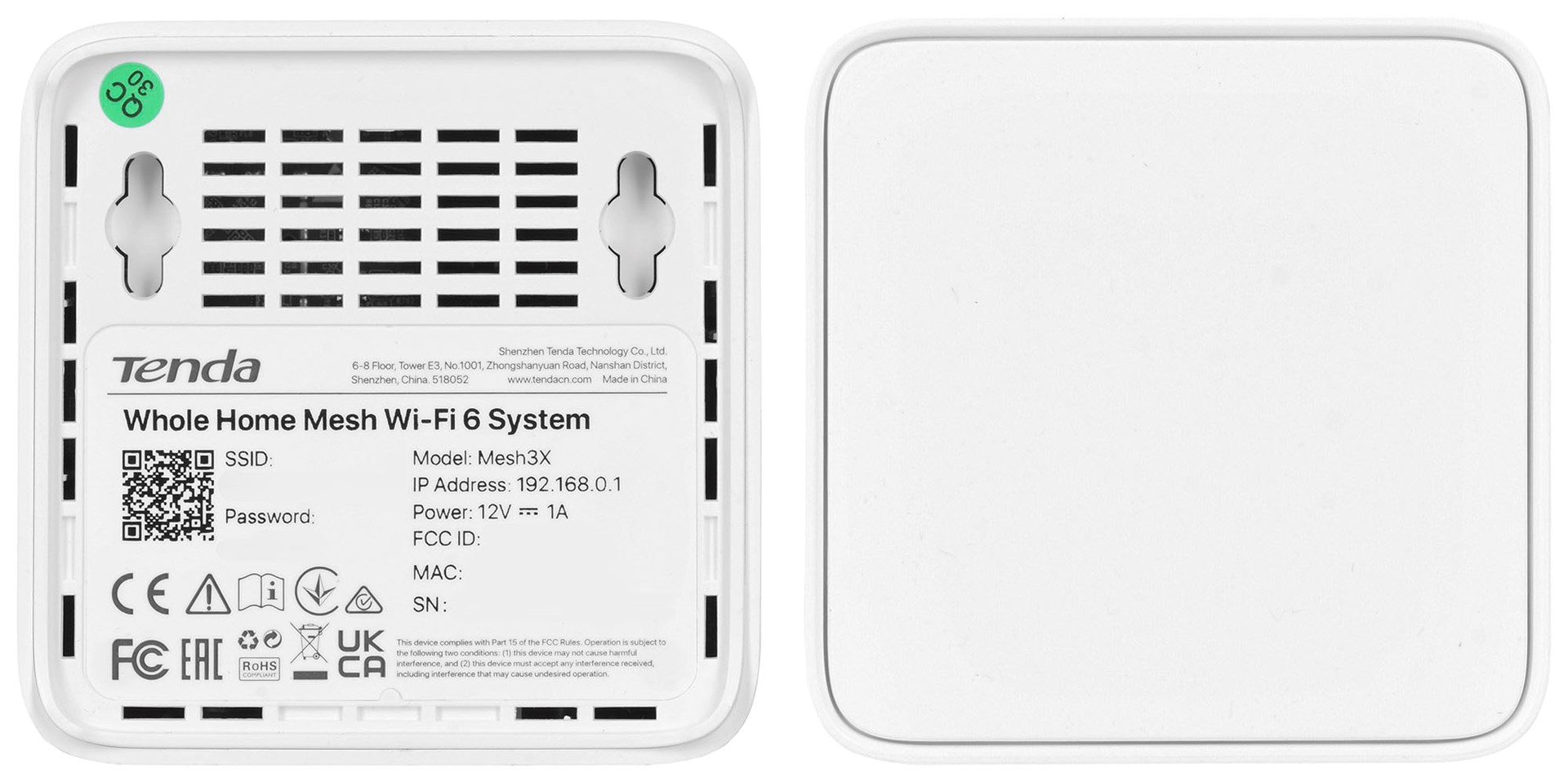 Sustav Mesh Wi-Fi 6 TENDA EX3 3-Pack AX1500-3