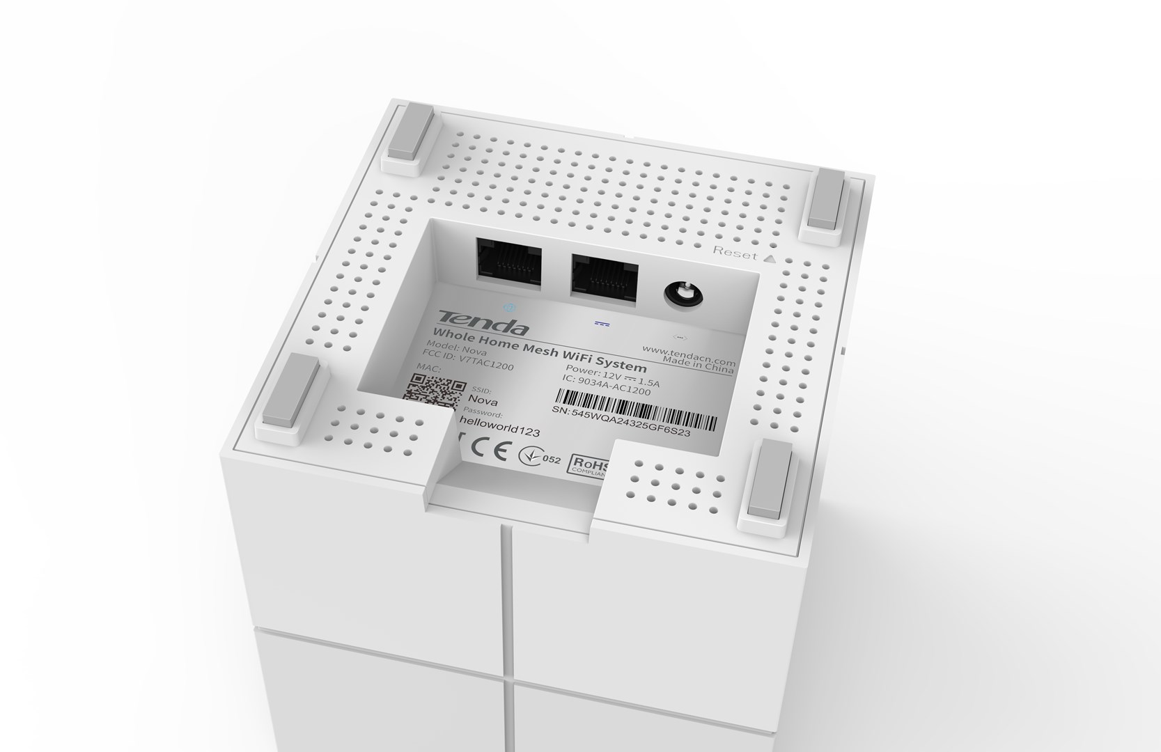 Bežični ruter TENDA Nova MW6 (gigabit ethernet, dual-band, bijeli)-3