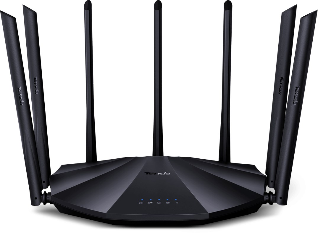 Router TENDA AC23 (ac2100, dual-band, gigabit, 7 antena, crni)-0
