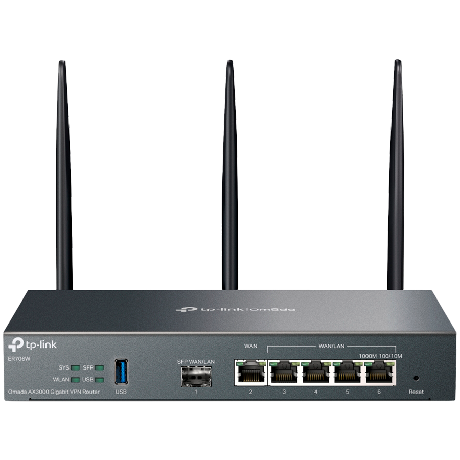 Router TP-LINK ER706W Omada AX3000 Wi-Fi 6 Gigabit VPN - KORIŠTENI jamstvo 6 mjeseci-0