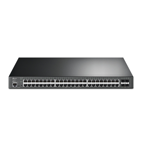Switch TP-LINK JetStream 48-Port Gigabit i 4-Port 10GE SFP+ L2+ Managed s 48-Port PoE+-0