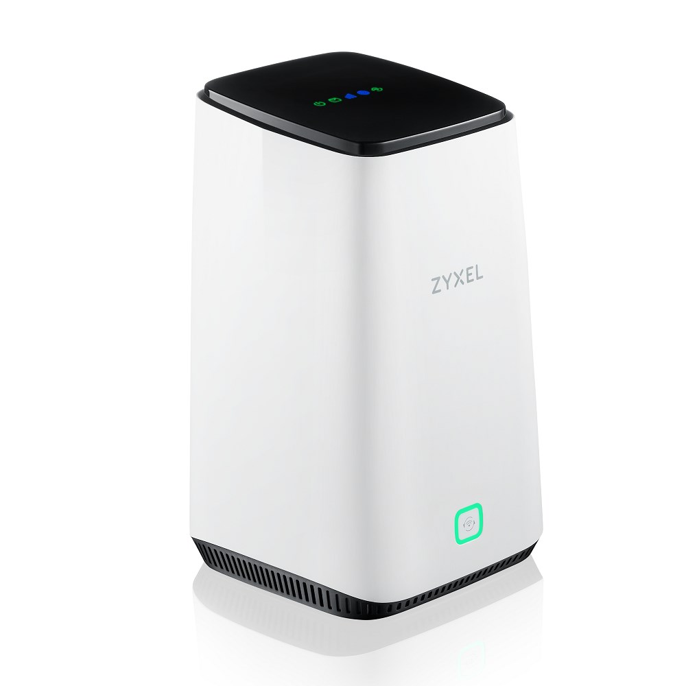 Bežični ruter Zyxel FWA510 (Multi-Gigabit Ethernet, tri-pojasni, 2.4 GHz / 5 GHz / 5 GHz, 5G crno-bijeli)-1