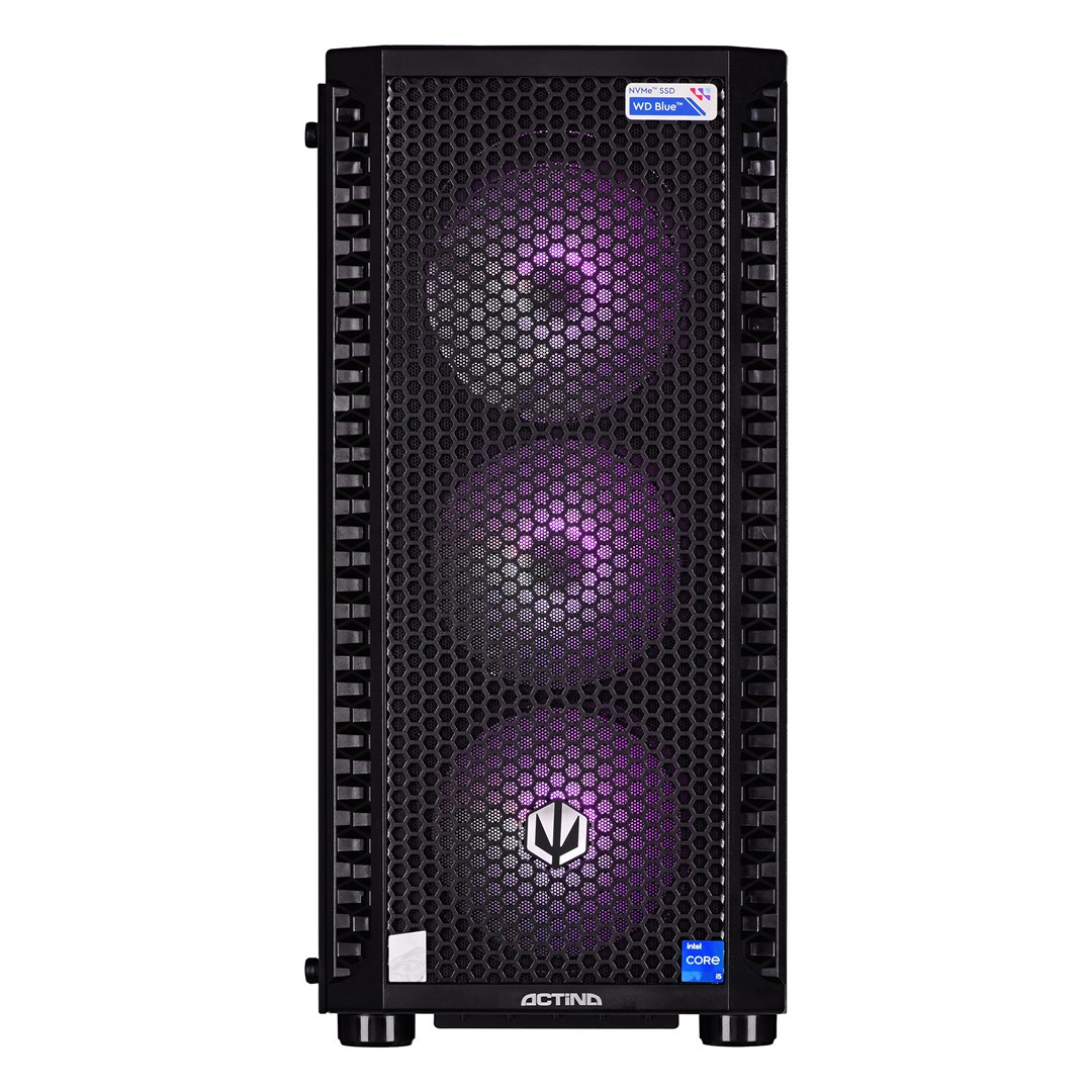 Računalo ACTINA (Midi Tower, AMD Ryzen™ 5 5500, 16 GB DDR4-SDRAM, 500 GB SSD) crna-16