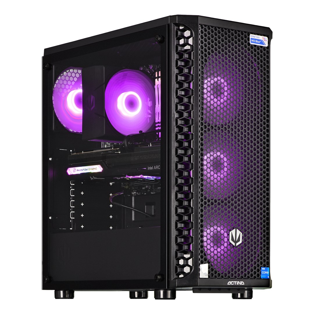 Računalo ACTINA (Midi Tower, AMD Ryzen™ 5 5500, 16 GB DDR4-SDRAM, 500 GB SSD) crna-15